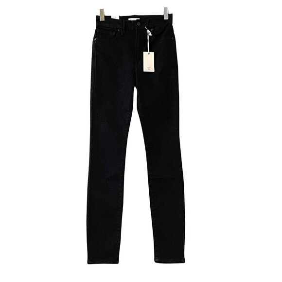NWT Good American Good Legs Stretch Jeans in Black - Picture 1 of 3